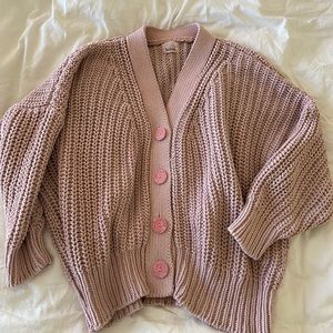 Babaa no18 cardigan in pink. No longer available online.